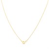 9ct Yellow Sapphire And Diamond Flower Necklace - D95150 Alternative Image
