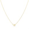 9ct Gold Square Princess Cut Centred Diamond Cluster Necklace- 1/4 carat - D95162 Alternative Image
