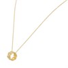 9ct Gold Criss-Cross Diamond-Set Barrel Necklace - D95164 Alternative Image