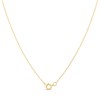 9ct Open Tear-Shaped Diamond Necklace - D95165 Alternative Image