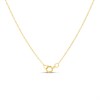 9ct Gold Diamond-Set Flower Necklace - D95212 Alternative Image