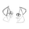 9ct White Gold Diamond Kite Stud Earrings - 15pts per pair - D9681 Alternative Image