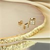 9ct Diamond Square-Shaped Stud Earrings, 36pts/pr - D9693 Alternative Image