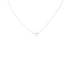 9ct White Gold Sapphire And Diamond Circle Necklace - 10pts - D97115 Alternative Image