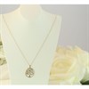 9ct Gold Tanzanite And Diamond Tree Of Life Necklace - D97122 Alternative Image