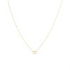 9ct Gold Tanzanite And Diamond Cluster Necklace - D97123 Alternative Image