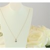 9ct Gold Tanzanite And Diamond Cluster Necklace - D97123 Alternative Image