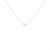 9ct White Gold Rectangular Tanzanite And Diamond Cluster Necklace - D97124 Alternative Image