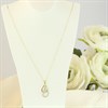 9ct Diamond-set Double Teardrop Necklace - D97127 Alternative Image