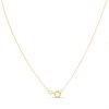 9ct Marquise Emerald And Diamond Necklace - D97138 Alternative Image