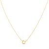 9ct Diamond-Set Open Rectangle Necklace - D97142 Alternative Image