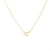 9ct Gold Ruby & Diamond Flower Necklace - D97146 Alternative Image