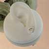 Silver Heart Stud Earrings - 10mm - F0211 Alternative Image