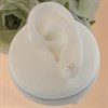 Silver Open Flower Stud Earrings - 7mm - F0233 Alternative Image