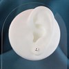 Silver Ball Stud Earrings - 4mm - F0298 Alternative Image