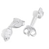 Silver Crystal Marquise Stud Earrings - F03111 Alternative Image