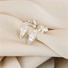 Silver Crystal Marquise Stud Earrings - F03111 Alternative Image