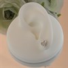 Silver Cubic Zirconia Heart Stud Earrings - 7mm - F04026 Alternative Image