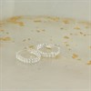Silver Bobble Hoop Earrings - 10mm - F13140 Alternative Image