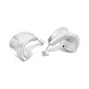 Silver Electroform Hoop Earrings - F13175 Alternative Image