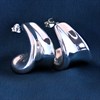 Silver Electroform Hoop Earrings - F13175 Alternative Image