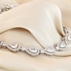 Silver Pear CZ Halo Bracelet - F14189 Alternative Image