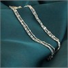 Silver Triple Layer Station Anklet - F2031 Alternative Image