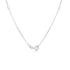 Silver Amber Heart Necklace - F33121 Alternative Image