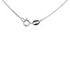 Silver Twisted Leaf Necklace - F3372 Alternative Image