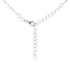 Silver Cubic Zirconia Twisted Heart Necklace - F3379 Alternative Image