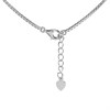 Silver Cubic Zirconia Lariat Necklace - F3382 Alternative Image