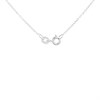 Silver Twist Necklace - F3394 Alternative Image