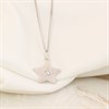 Silver CZ Star Necklace - F34115 Alternative Image