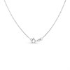 Silver CZ Mum Necklace - F34118 Alternative Image