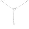 Silver Cubic Zirconia Feather Necklace - F35133 Alternative Image