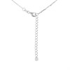 Silver Cubic Zirconia Infinity Necklace - F35139 Alternative Image