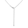 Silver Cubic Zirconia Multi Drop Choker - F35148 Alternative Image