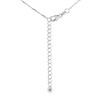 Silver Cubic Zirconia Y Necklace - F35149 Alternative Image