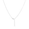 Silver Freshwater Pearl And Blue Topaz Necklace - F35162 Alternative Image