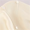 Silver Hammered Disc Chain Necklace - F35165 Alternative Image