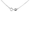 Silver Cubic Zirconia Heart Necklace - F3632 Alternative Image