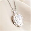 Silver Heart Mum Locket - F4333 Alternative Image