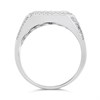 Silver Cubic Zirconia Signet Ring - F5121 Alternative Image