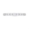 Silver Five Stone CZ Band Ring - F5937 Alternative Image