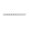 Silver Claw Set CZ Eternity Ring - F5940 Alternative Image