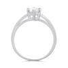 Silver Solitaire CZ Ring - F60109 Alternative Image
