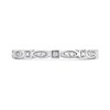 Silver Diamond Eternity Ring - F60129 Alternative Image