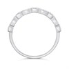 Silver Diamond Eternity Ring - F60129 Alternative Image