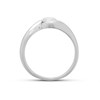 Silver Cubic Zirconia Wrap Ring - F6017 Alternative Image