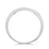 Silver Cubic Zirconia Half Eternity Ring - F6079 Alternative Image